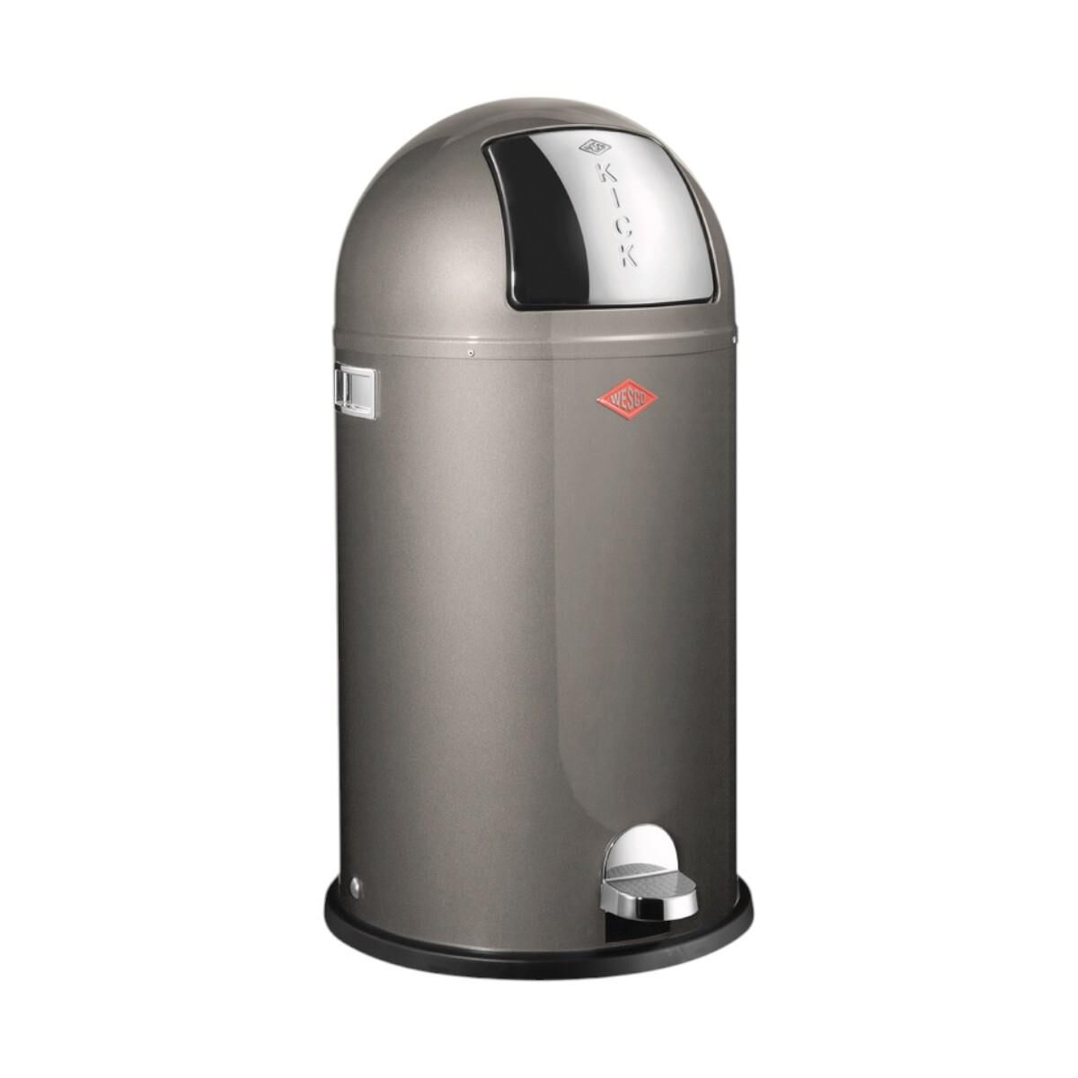 Wesco Kickboy Graphite Çöp Kovası - 40 L