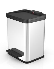 Hailo Öko Duo Paslanmaz Çelik Çöp Kovası - 22 L