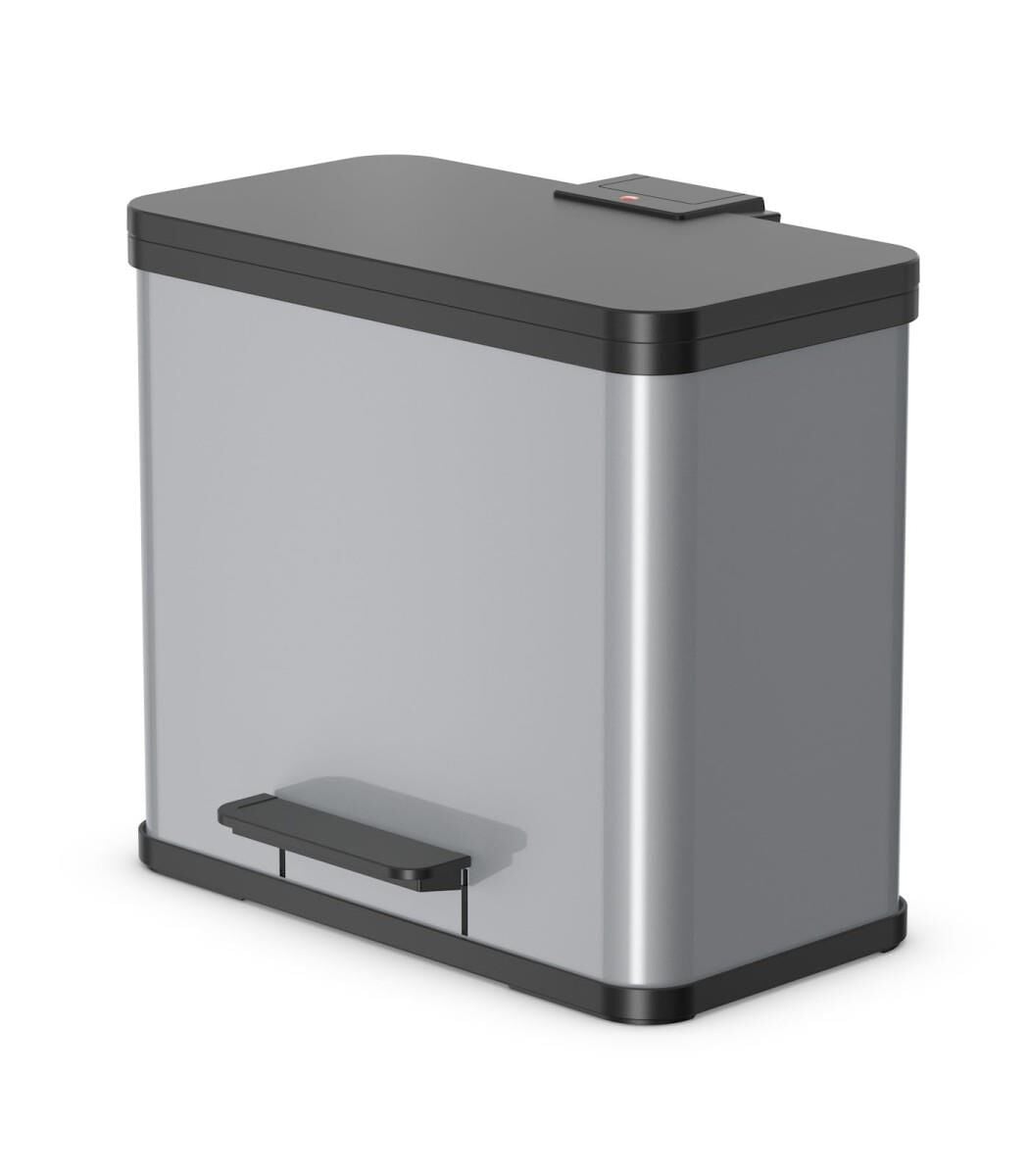 Hailo Öko Trio Plus L Gri Çöp Kovası - 27 L