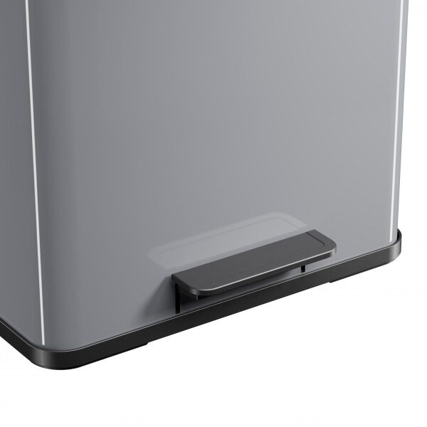 Hailo Öko Trio Plus L Gri Çöp Kovası - 27 L