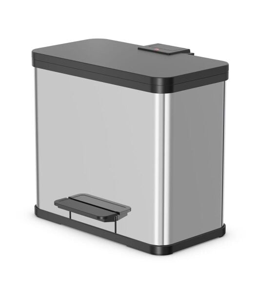 Hailo Öko Trio Plus L Paslanmaz Çelik Çöp Kovası - 27 L