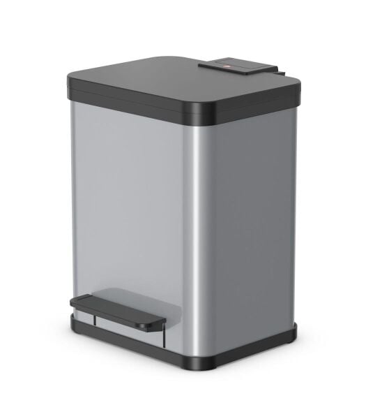 Hailo Öko Duo Plus M Gri Çöp Kovası - 18 L