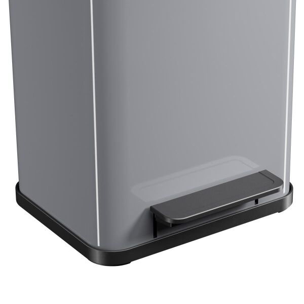 Hailo Öko Uno Plus M Gri Çöp Kovası - 17 L