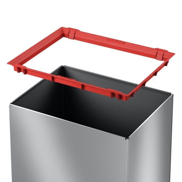 Hailo Big-Box Swing XL Gri Çöp Kovası - 52 L