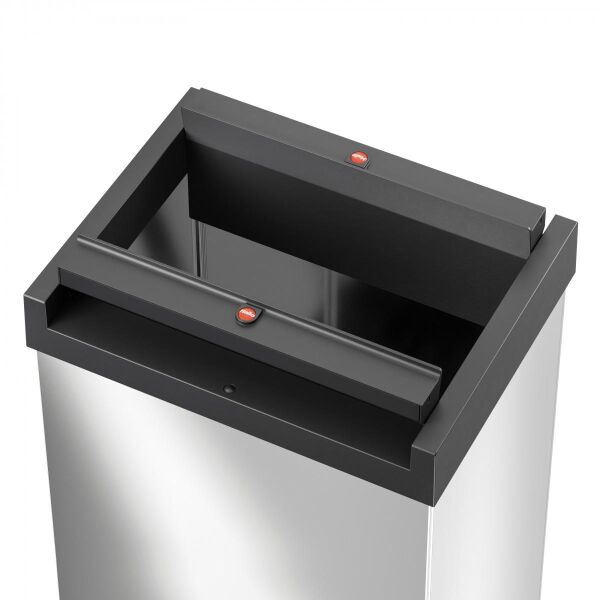 Hailo Big-Box Swing L Paslanmaz Çelik Çöp Kovası - 35 L