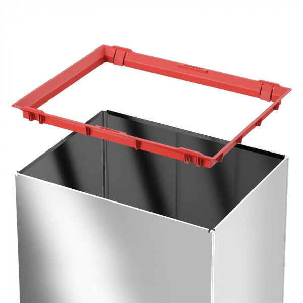 Hailo Big-Box Swing L Paslanmaz Çelik Çöp Kovası - 35 L