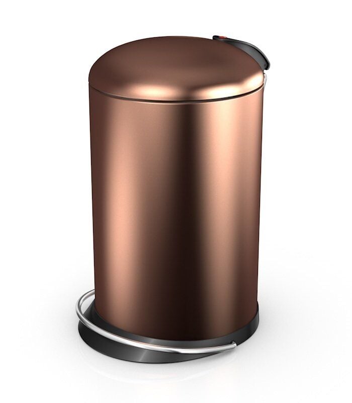 Hailo Topdesign M Bakır Rengi Çöp Kovası - 13 L