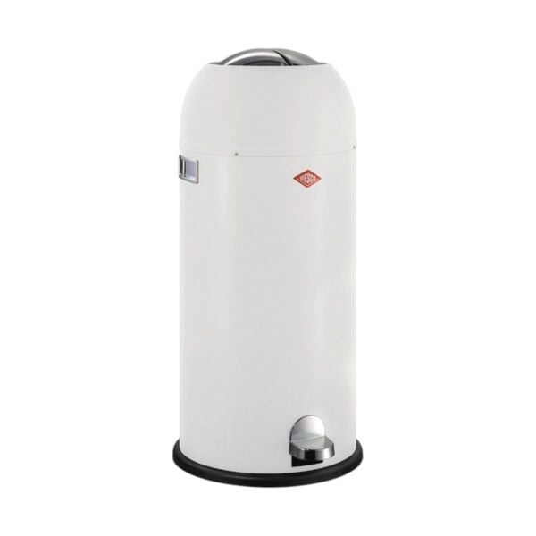 Wesco Kickmaster Maxi White Matt Çöp Kovası - 40 L