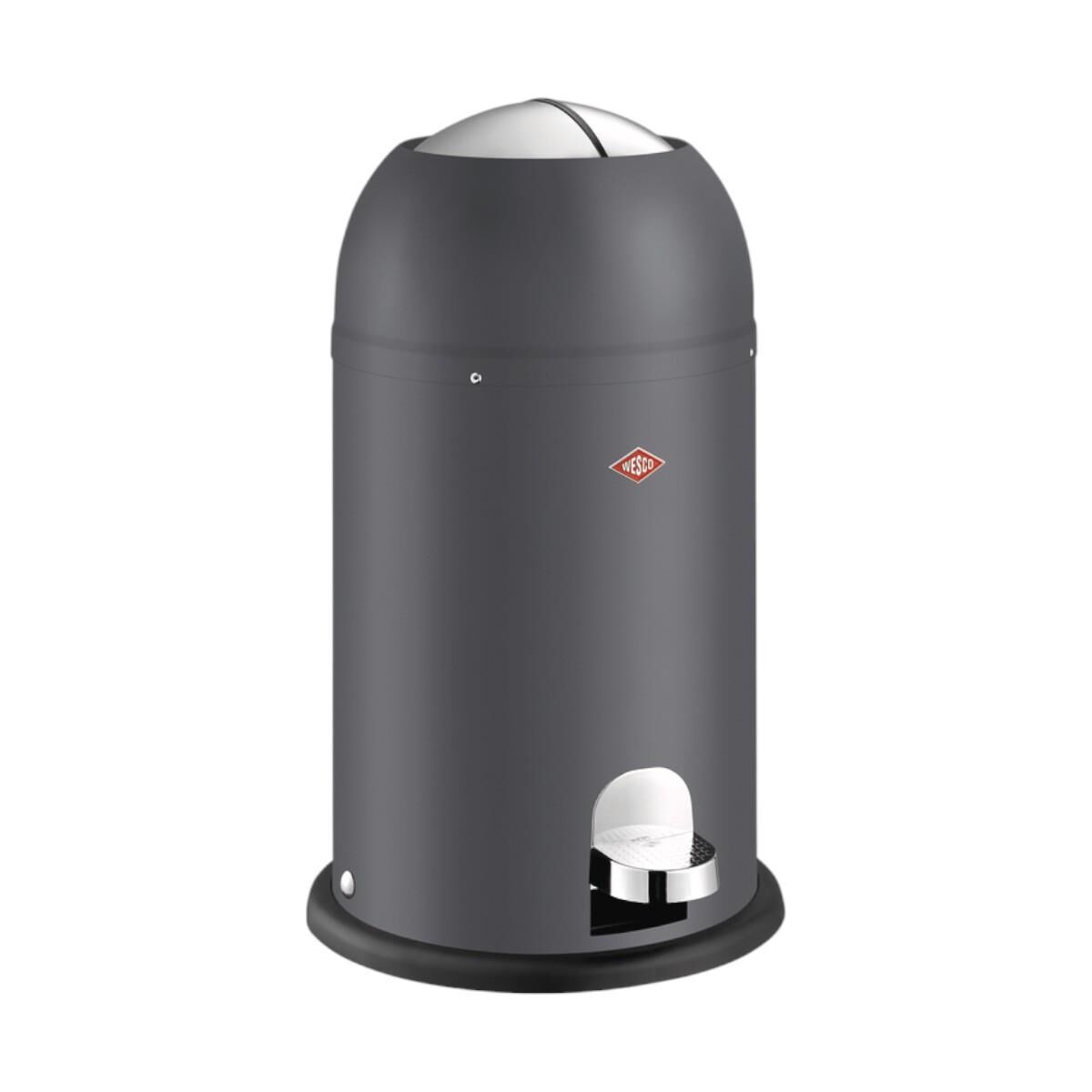Wesco Kickmaster Jr. Graphite Matt Çöp Kovası - 12 L