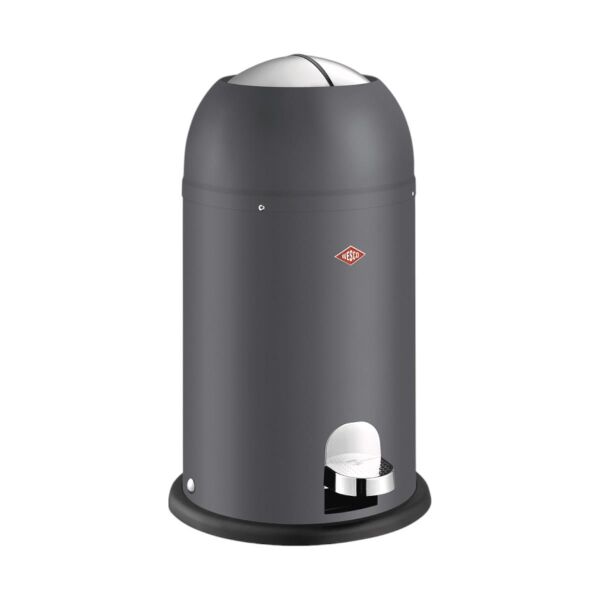 Wesco Kickmaster Jr. Graphite Matt Çöp Kovası - 12 L