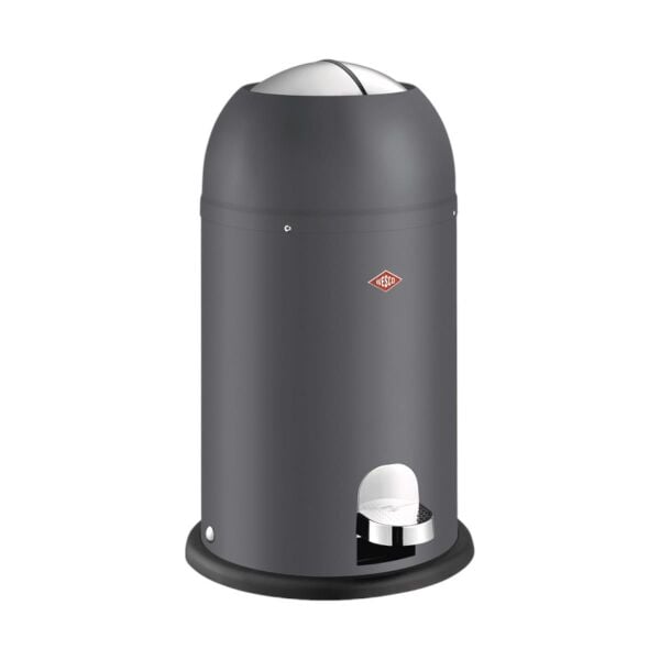 Wesco Kickmaster Jr. Graphite Matt Çöp Kovası - 12 L