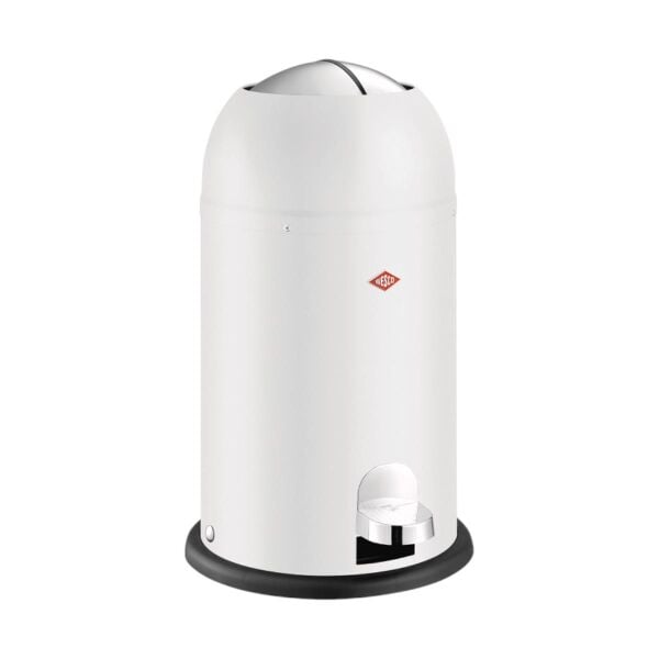 Wesco Kickmaster Jr. White Matt Çöp Kovası - 12 L