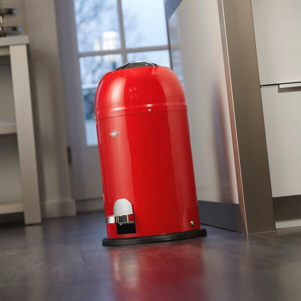 Wesco Kickmaster Jr. White Matt Çöp Kovası - 12 L