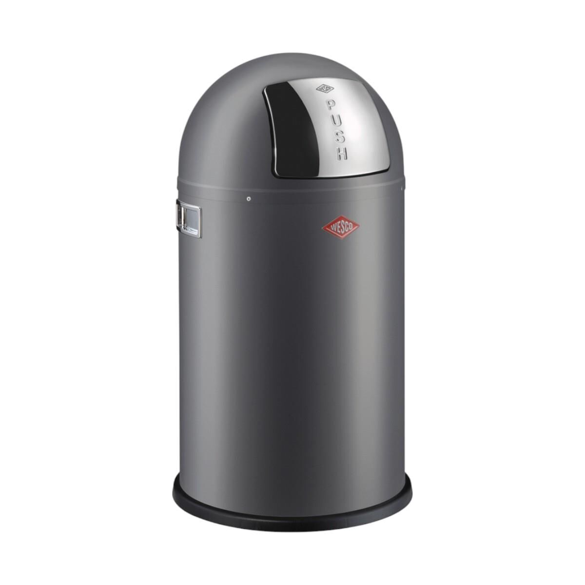 Wesco Pushboy Jr. Graphite Matt Çöp Kovası - 22 L