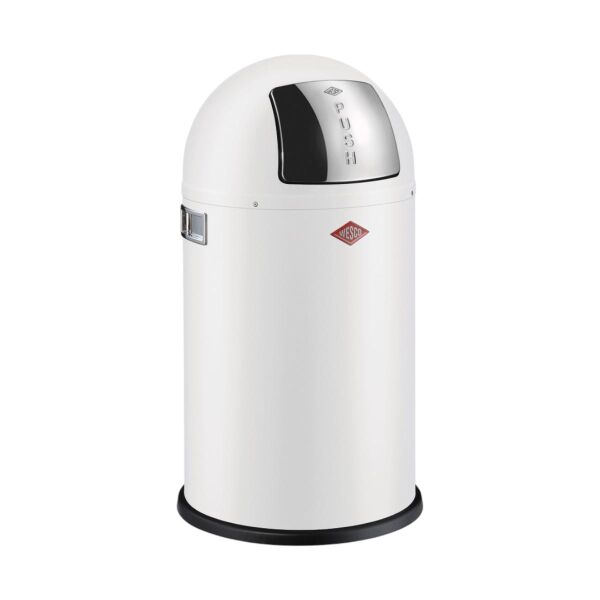 Wesco Pushboy Jr. White Matt Çöp Kovası - 22 L