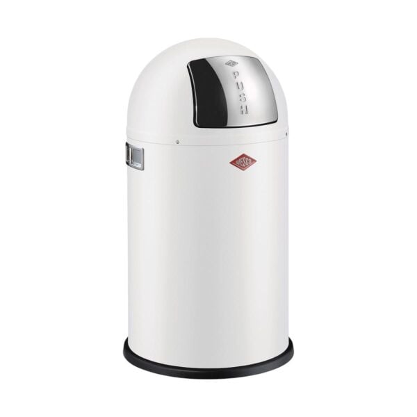 Wesco Pushboy Jr. White Matt Çöp Kovası - 22 L