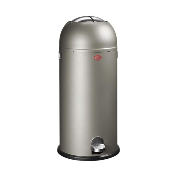 Wesco Kickmaster Maxi Nickel Silver Çöp Kovası - 40 L