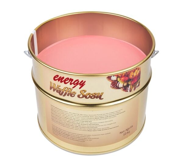 Energy Çilekli Waffle Sosu - 10 Kg