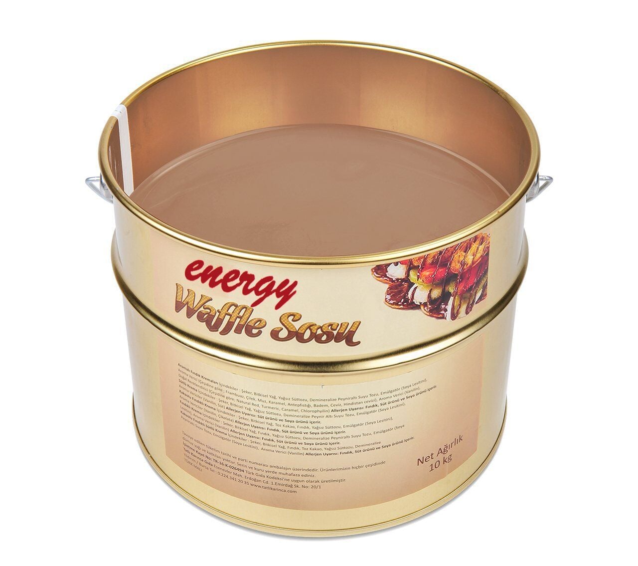 Energy Badem Waffle Sosu - 10 Kg
