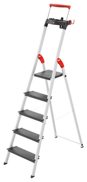 Hailo L100 Topline 5 Basamaklı Alüminyum Merdiven