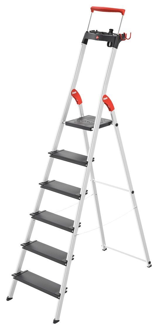 Hailo L100 Topline 6 Basamaklı Alüminyum Merdiven