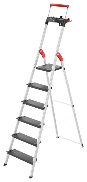 Hailo L100 Topline 6 Basamaklı Alüminyum Merdiven