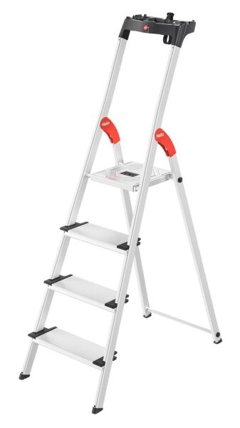 Hailo L80 Comfortline 4 Basamaklı Alüminyum Merdiven